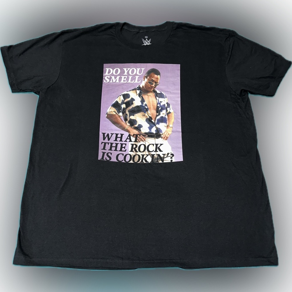 Men's Ripple Junction WWE The Rock Do You Smell What The Rock is Cookin - 3XL